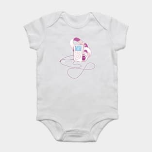 Music collector (pink) Baby Bodysuit